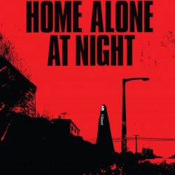 « A Girl Walks Home Alone At Night », croquis en noir, blanc et rouge